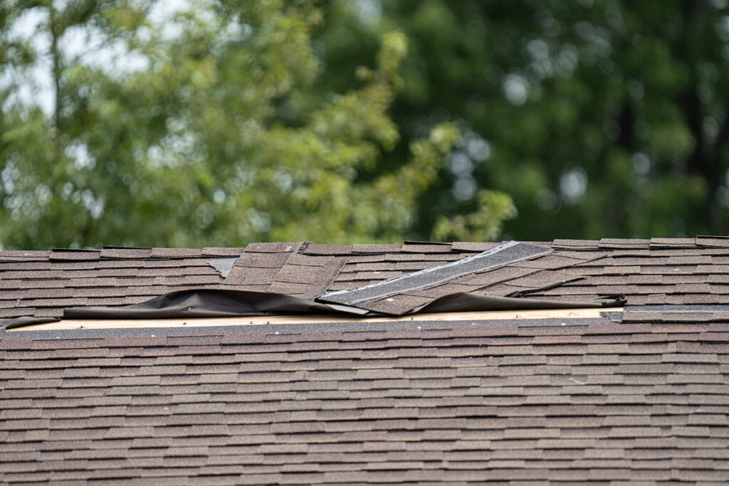 wind damage emergency roofing repair decatur il
